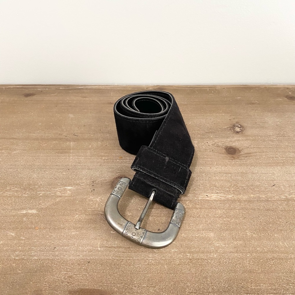 MISO Accessories 26” Leather Belt Black